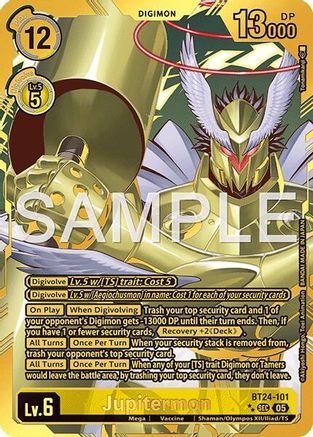 Jupitermon (Rare Pull) (BT24-101) - Time Stranger Foil