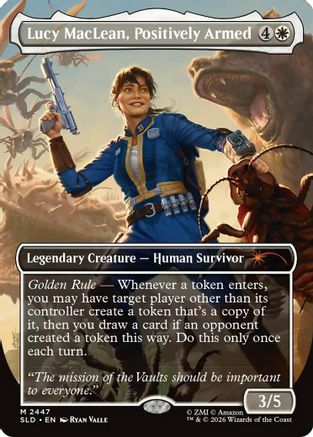 Lucy MacLean, Positively Armed (SLD-2447)  Foil - Secret Lair Drop Series