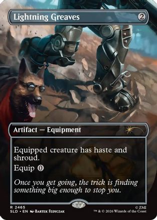 Lightning Greaves (2465) (SLD-2465)  Foil - Secret Lair Drop Series