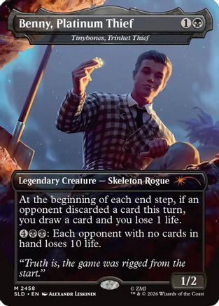 Benny, Platinum Thief - Tinybones, Trinket Thief (SLD-2458)  - Secret Lair Drop Series
