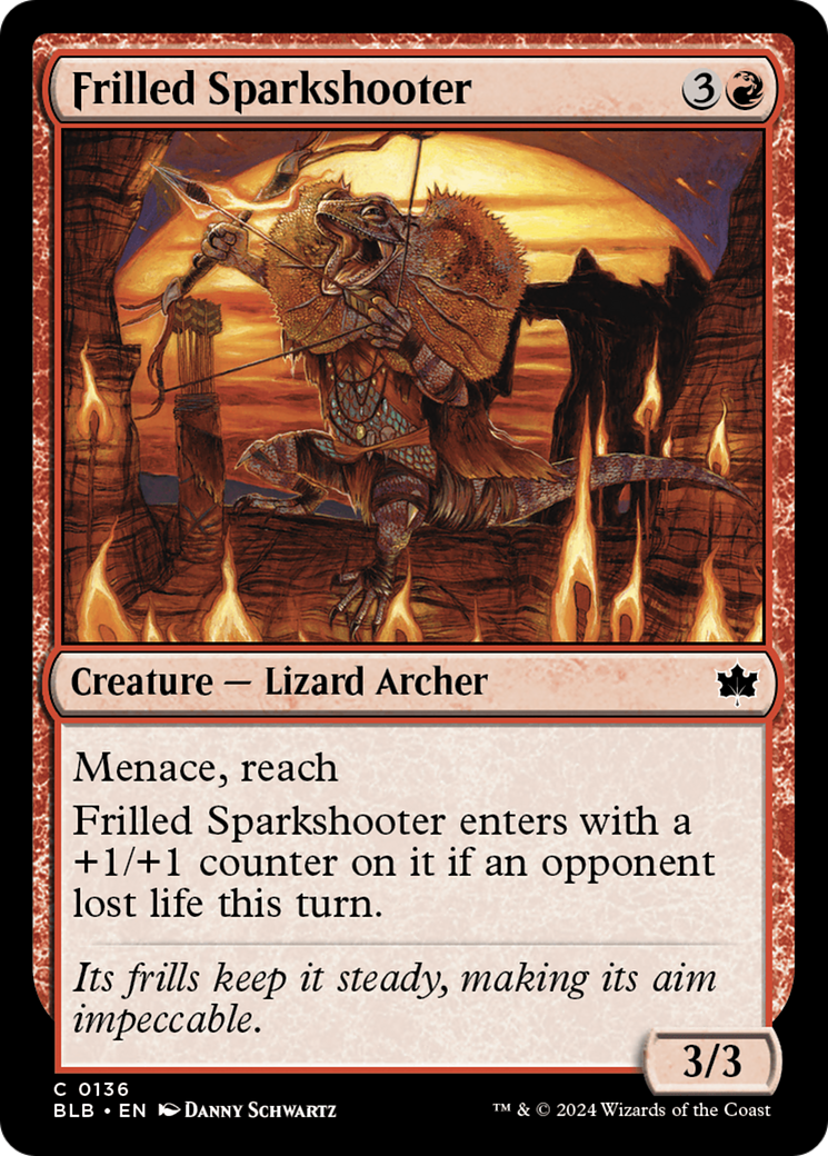 Frilled Sparkshooter (BLB-136)  - Bloomburrow