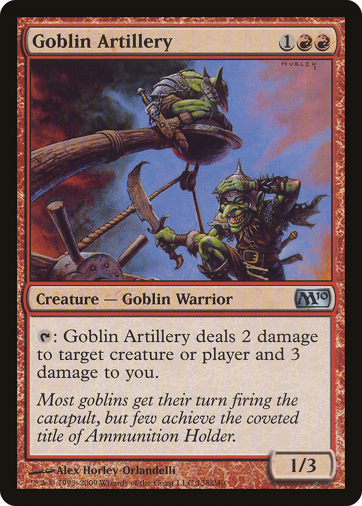 Goblin Artillery (M10-138)  - Magic 2010