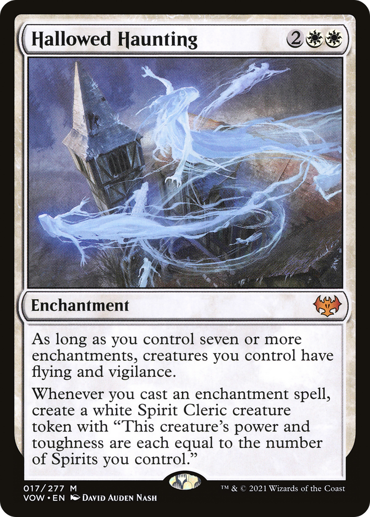 Hallowed Haunting (VOW-017)  - Innistrad: Crimson Vow