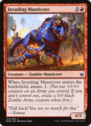 Invading Manticore (WAR-134)  Foil - War of the Spark