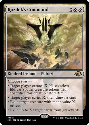 Kozilek's Command (PPECL-011)  Foil - Promo Pack: Lorwyn Eclipsed
