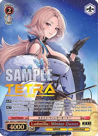 Ludmilla: Winter Owner (SSP) (Gold Stamp) (NIK/S117-E063SSP SSP) - GODDESS OF VICTORY: NIKKE