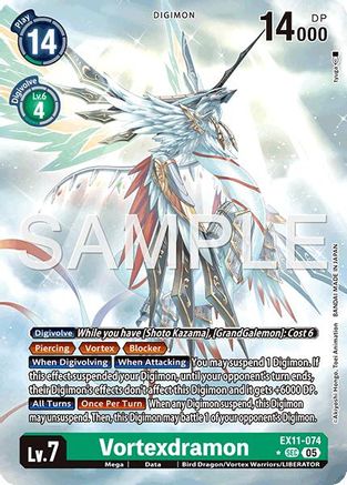 Vortexdramon (Alternate Art) (EX11-074) - Dawn of Liberator Foil