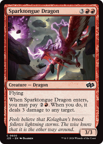 Sparktongue Dragon (J25-600)  - Foundations Jumpstart