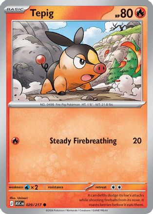 Tepig 029/217  ME Ascended Heroes - Common