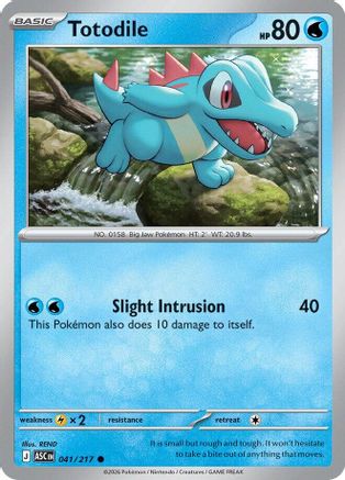 Totodile 041/217  ME Ascended Heroes - Common