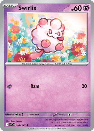 Swirlix 093/217  ME Ascended Heroes - Common