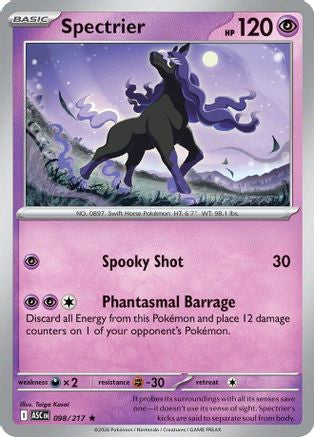 Spectrier 098/217 - Holofoil ME Ascended Heroes - Rare