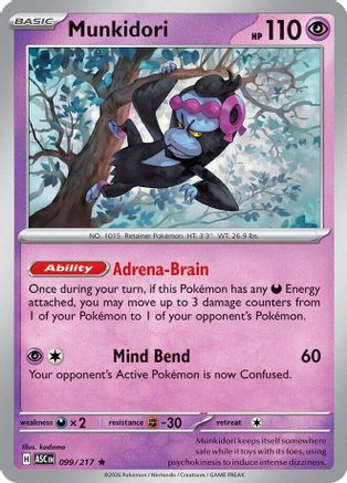Munkidori 099/217  - Holofoil ME Ascended Heroes - Rare