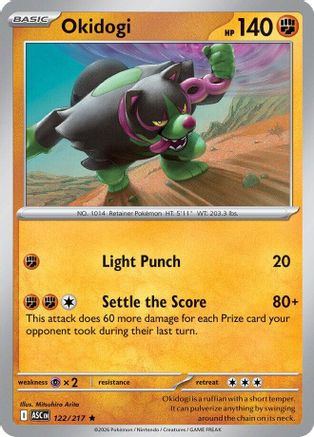 Okidogi 122/217  - Holofoil ME Ascended Heroes - Rare
