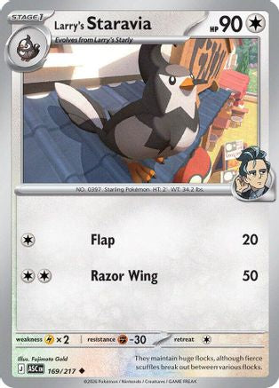 Larry's Staravia 169/217  ME Ascended Heroes - Uncommon