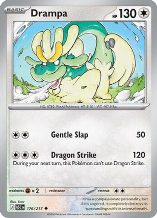 Drampa 176  - Reverse Holofoil ME Ascended Heroes - Uncommon
