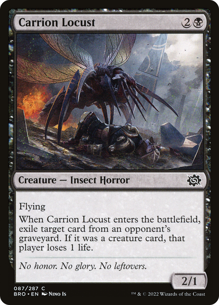 Carrion Locust (BRO-087)  Foil - The Brothers' War
