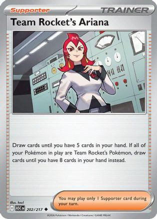 Team Rocket's Ariana 202/217  ME Ascended Heroes - Uncommon