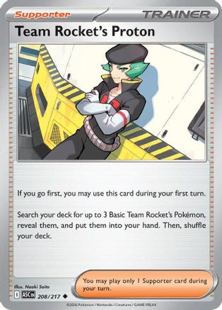 Team Rocket's Proton 208/217  ME Ascended Heroes - Uncommon