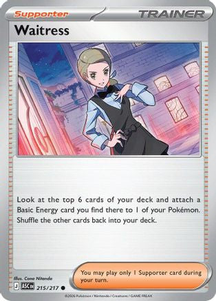 Waitress 215/217  ME Ascended Heroes - Common