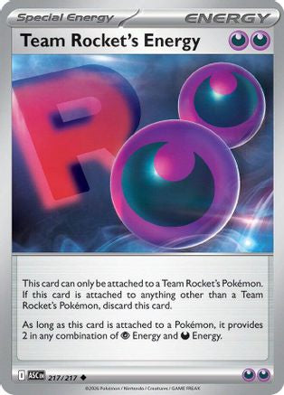 Team Rocket's Energy 217/217  ME Ascended Heroes - Uncommon