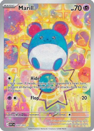 Marill 232/217  - Holofoil ME Ascended Heroes - Illustration Rare