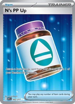 N's PP Up 262/217  - Holofoil ME Ascended Heroes - Ultra Rare