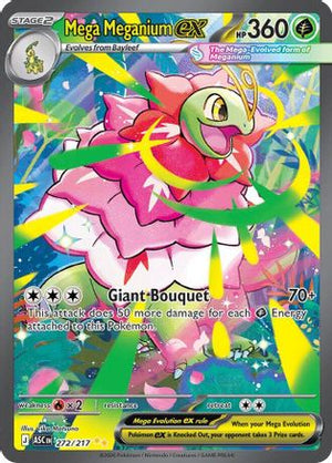 Mega Meganium ex 272/217  - Holofoil ME Ascended Heroes - Special Illustration Rare