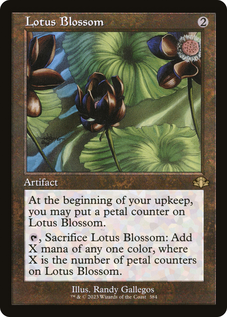 Lotus Blossom (Retro Frame) (DMR-384)  - Dominaria Remastered
