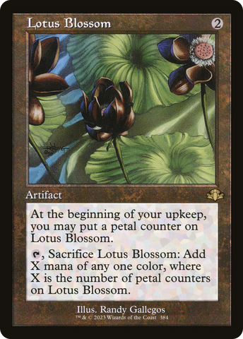 Lotus Blossom (Retro Frame) (DMR-384)  - Dominaria Remastered