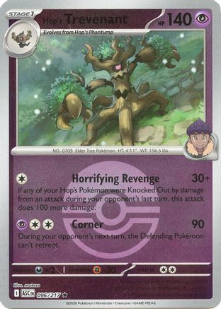 Hop's Trevenant (Poke Ball) 096/217 - Reverse Holofoil ME Ascended Heroes