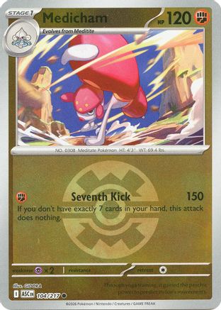 Medicham (Quick Ball) 104/217 - Reverse Holofoil ME Ascended Heroes