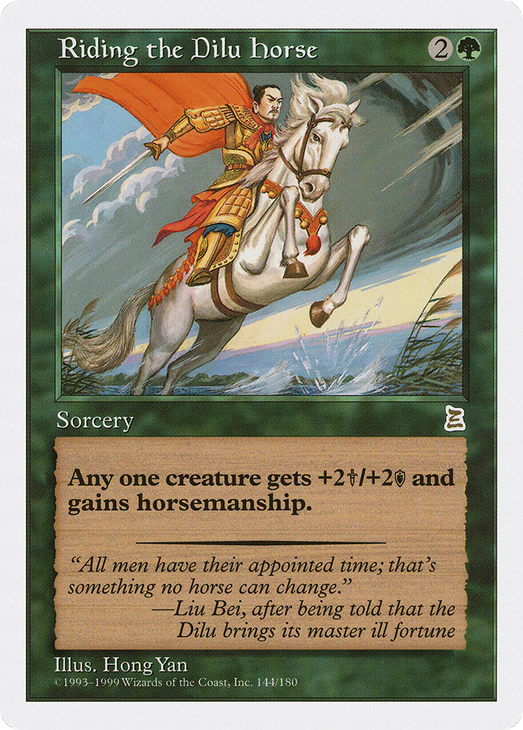 Riding the Dilu Horse (PTK-144)  - Portal Three Kingdoms