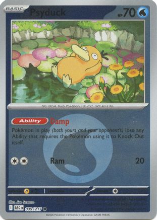 Psyduck (Energy Symbol Pattern) 039/217 - Reverse Holofoil ME Ascended Heroes