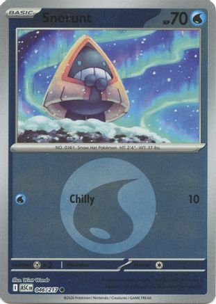 Snorunt (Energy Symbol Pattern) 046/217 - Reverse Holofoil ME Ascended Heroes