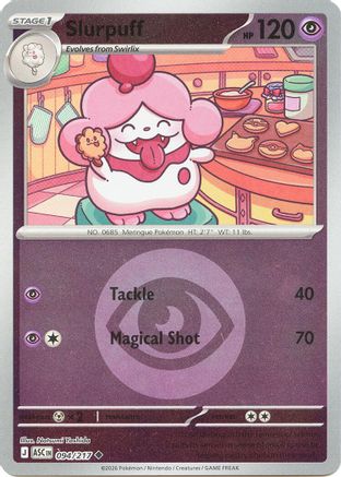 Slurpuff (Energy Symbol Pattern) 094/217 - Reverse Holofoil ME Ascended Heroes