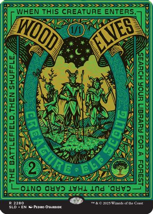 Wood Elves (2280) (SLD-2280)  - Secret Lair Drop Series