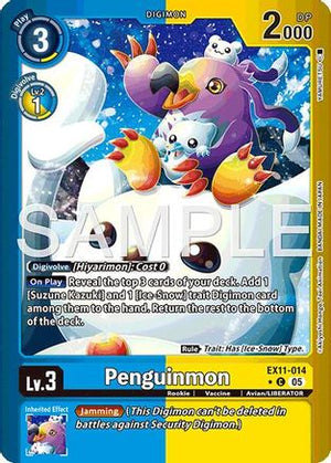 Penguinmon (Limited Foil) (EX11-014) - Dawn of Liberator Foil