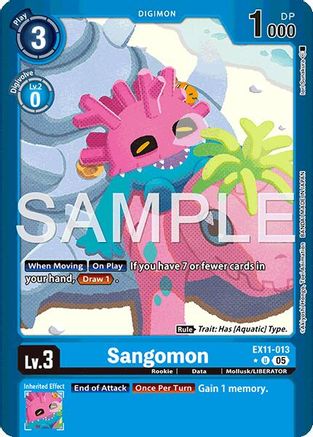 Sangomon (Limited Foil) (EX11-013) - Dawn of Liberator Foil