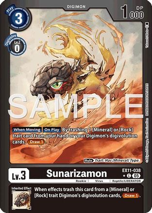 Sunarizamon (Limited Foil) (EX11-038) - Dawn of Liberator Foil