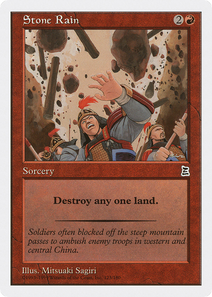 Stone Rain (PTK-123)  - Portal Three Kingdoms