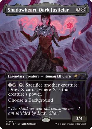 Shadowheart, Dark Justiciar (SLD-2483)  - Secret Lair Drop Series
