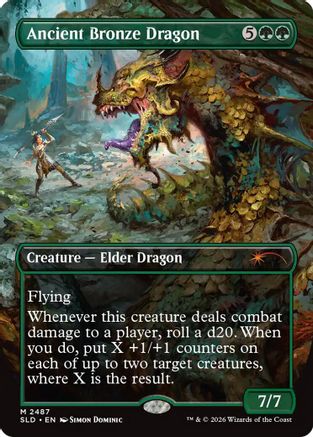Ancient Bronze Dragon (SLD-2487)  Foil - Secret Lair Drop Series