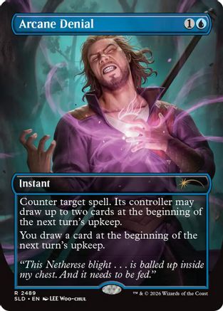 Arcane Denial (2489) (SLD-2489)  Foil - Secret Lair Drop Series
