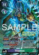 Titamon (Regionals 26-27 Season 1 Participant) (P-209) - Digimon Promotion Cards Foil