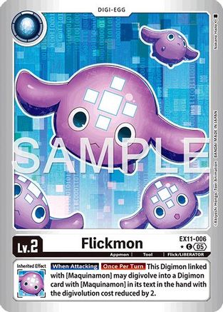 Flickmon (Limited Foil) (EX11-006) - Dawn of Liberator Foil
