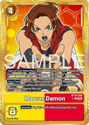 Marcus Damon - BT12-092 (Gold Border) (BT12-092) - Advanced Booster Digimon Generation Foil
