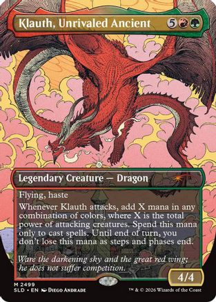 Klauth, Unrivaled Ancient (SLD-2499)  - Secret Lair Drop Series
