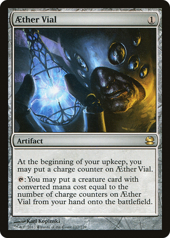 Aether Vial (MMA-197)  - Modern Masters