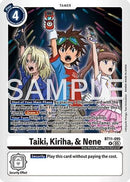 Taiki, Kiriha, & Nene (BT11-095) - Advanced Booster Digimon Generation Foil